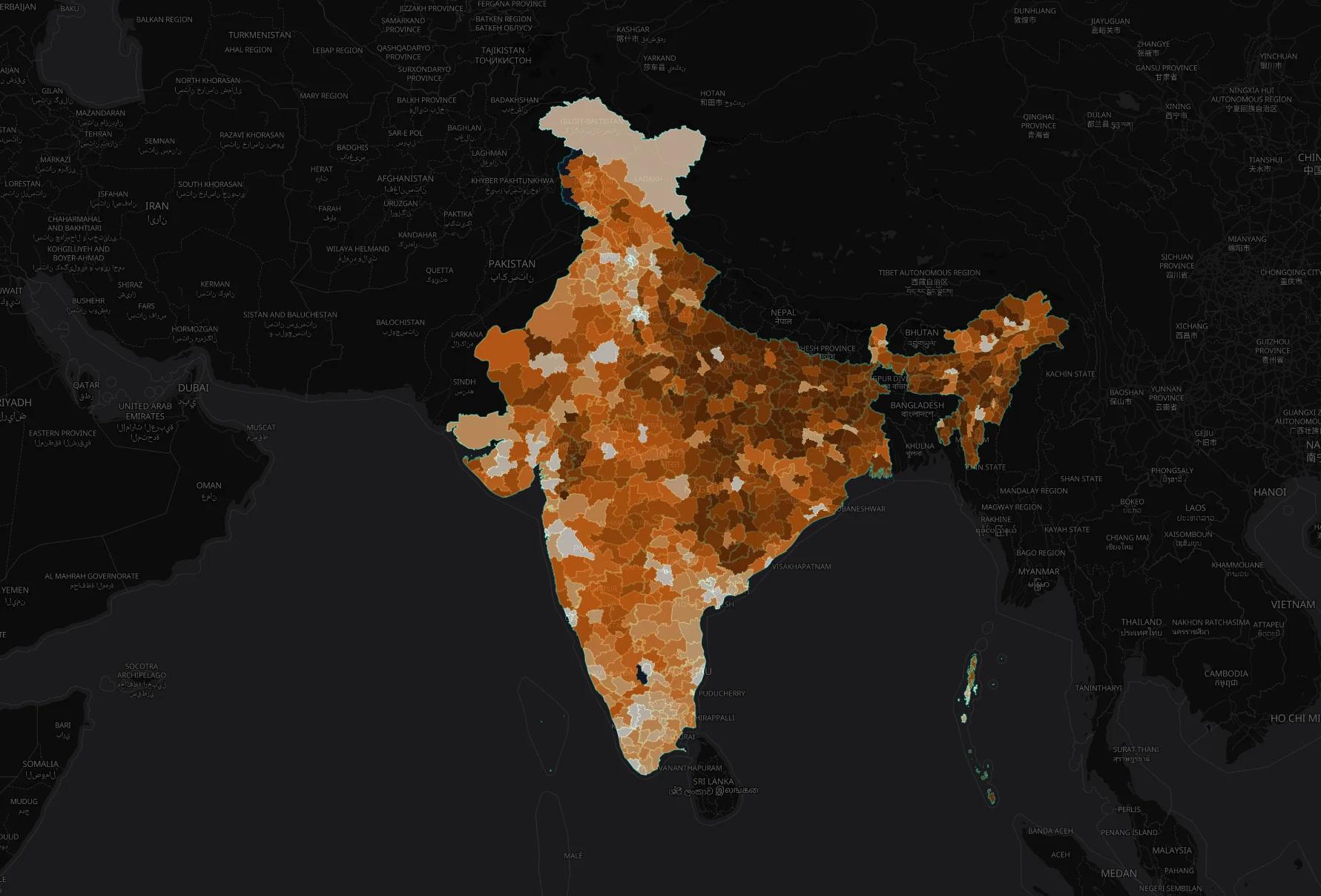 Feeding 1.4 Billion, District by District